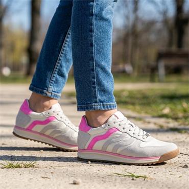 MELINE VAR S509 SHOE - GREY/PINK